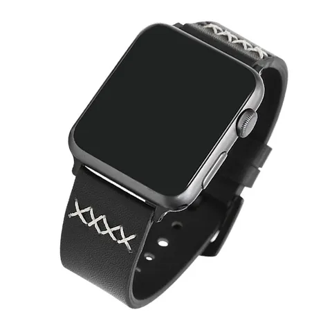 발렌티노루디 VRA209-BK 애플워치 스트랩 가죽밴드 6 5 4 3 2 1 SE 세대 38 40 42 44mm