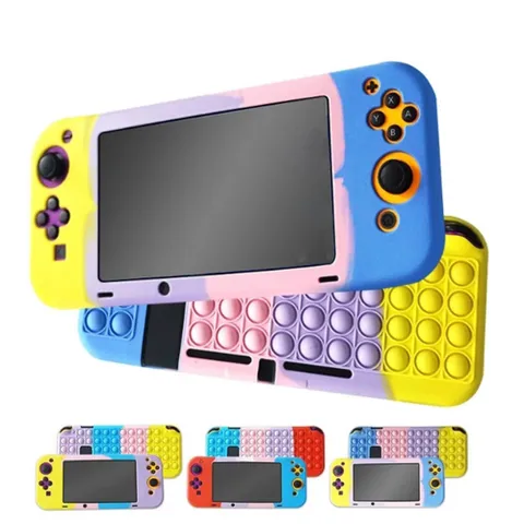 닌텐도스위치 푸쉬팝 팝잇 뽁뽁이 컬러 실리콘 케이스