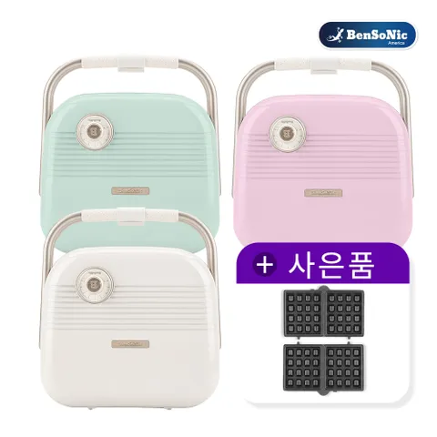 벤소닉 크로플 와플 메이커 팬 샌드위치 HY-6602