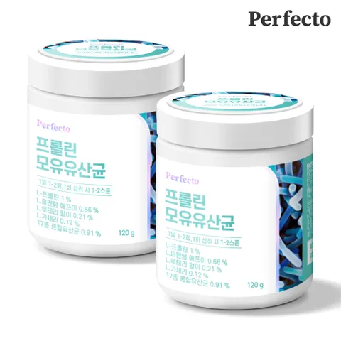 퍼펙토 프롤린 모유유산균 120g x 2개입