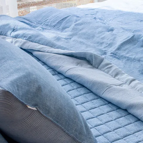 [더와이] 스위트 인견 항균 시원한 여름 이불 패드 베개세트 Q