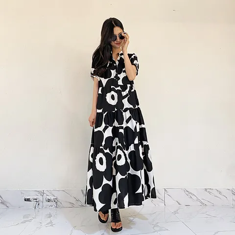 플라워 롱 맥시 원피스