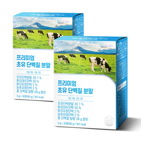 프리미엄 초유 단백질 분말 30스틱 x 2개입