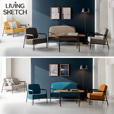 오프랑 2인 소파[착불]생활 방수 생활 스크레치 PU가죽