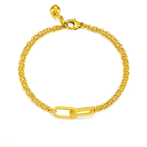 여자 클립 24k 순금체인팔찌 7.5g+18K장식