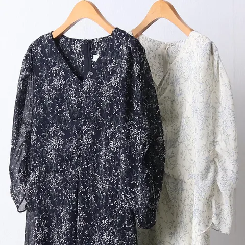 빅사이즈 옷 라벤다쉬폰셔링원피스 21D528A 여성의류