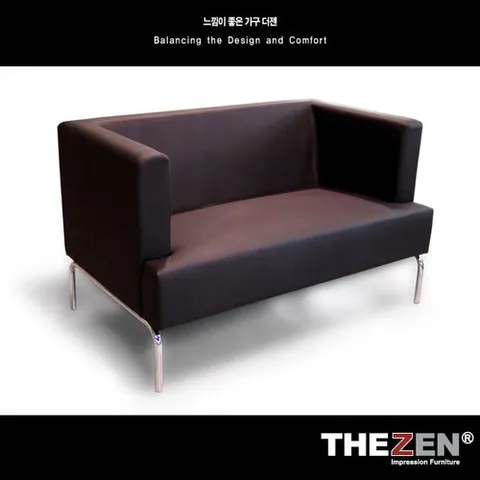 더젠 메이드 고급스틸프레임 인조가죽 2인용소파 / 쇼파