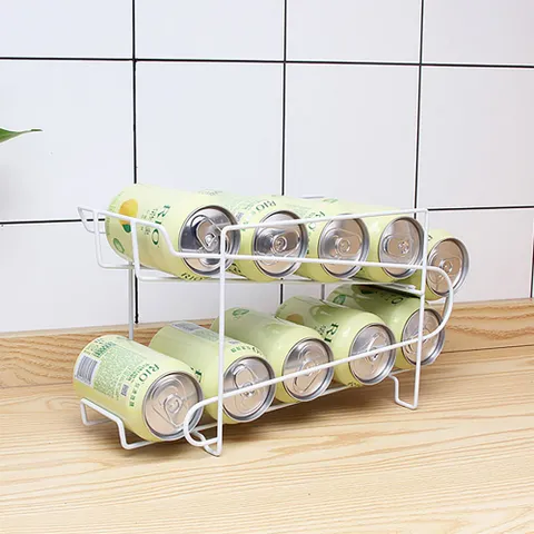 리빙에디션 캔 음료 거치대 냉장고 맥주 진열대 굴림랙 수납 보관 정리 대