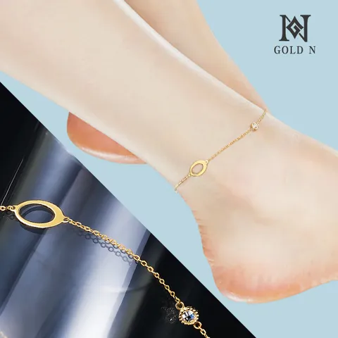 14K 뱅글라인 발찌 YG