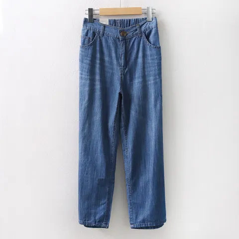아이우먼 뒷밴딩통데님진 MD6056M106 빅사이즈