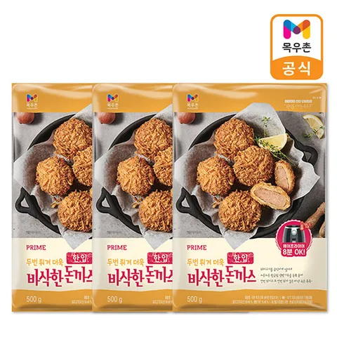 프라임 한입 돈까스 500gx3개