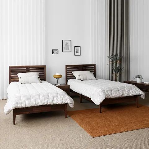 헤리티지월넛 C형 침대 세트 2200