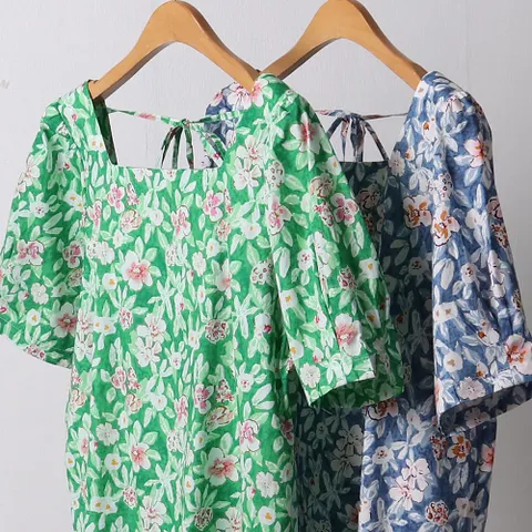 로미플라워넥원피스 21SD670 여성의류