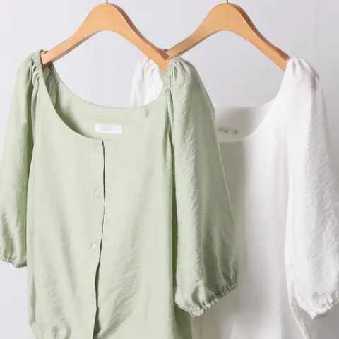 스퀘어스트링블라우스 21SD674 여성