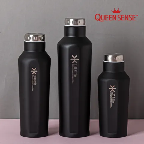 퀸센스 뉴 수 블랙 보온보냉병 350ml