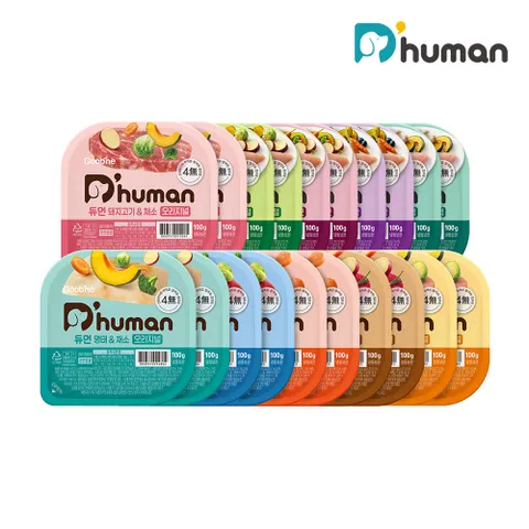 강아지 자연화식 100g 10종 20팩 2주 체험세트