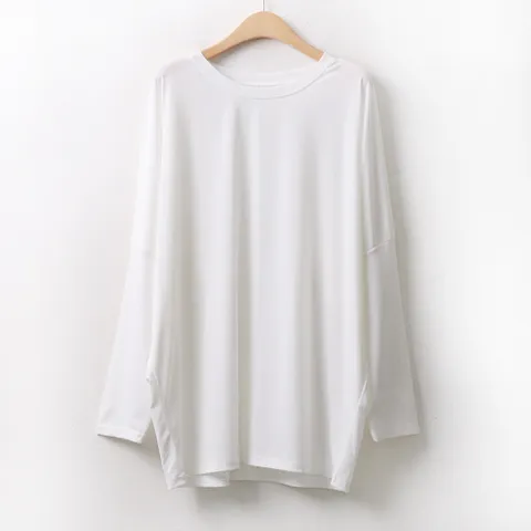 아이우먼 가오리핏긴팔여름티 WWA131M107 빅사이즈