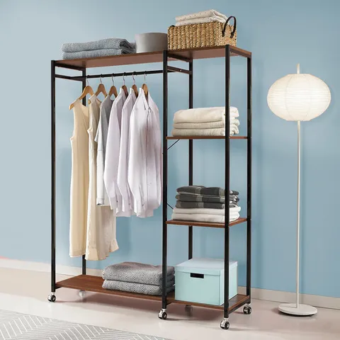 스틸 수납행거 와이드 선반형