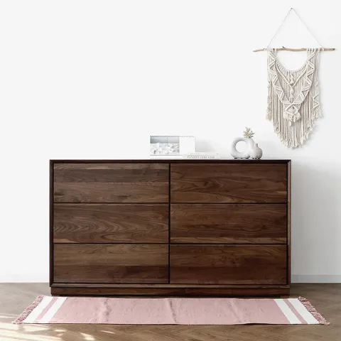 [헤리티지월넛] A형 6칸서랍장 1500