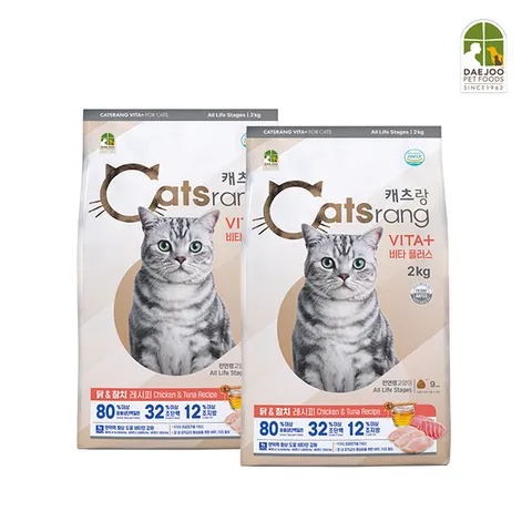 전연령용 비타플러스 2kg 2개 총 4kg/무료배송 /리뉴얼