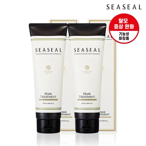 [씨실] 인산가 죽염 대나무수 탈모 기능성 트리트먼트 250ml x 2개