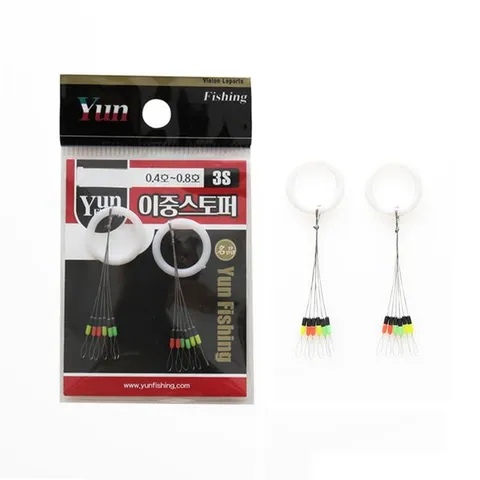[하프클럽/머털낚시]윤피싱 이중 찌스토퍼 찌멈춤고무