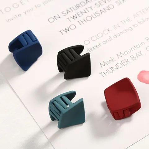 헤어포인트핀 5컬러 3가지타입 미니 헤어집게핀