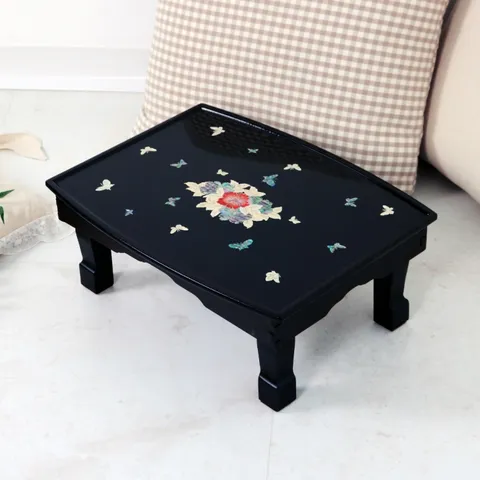 직사각 접이식 꽃자개 찻상 51형