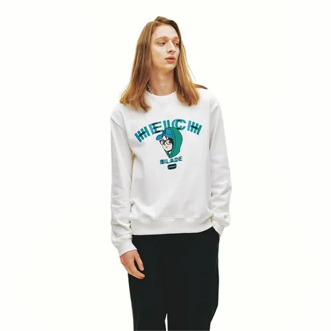 [에이치블레이드] 아치 로고 라이언 스 셔츠_화이트