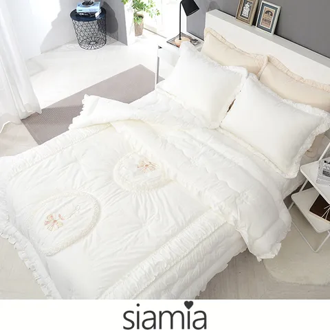 siamia 플린 프리미엄 워싱광목 이불베개 퀸특대형이불