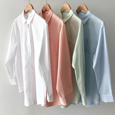 빅사이즈사랑해요 G509L202 빅사이즈코튼무지남방 SS