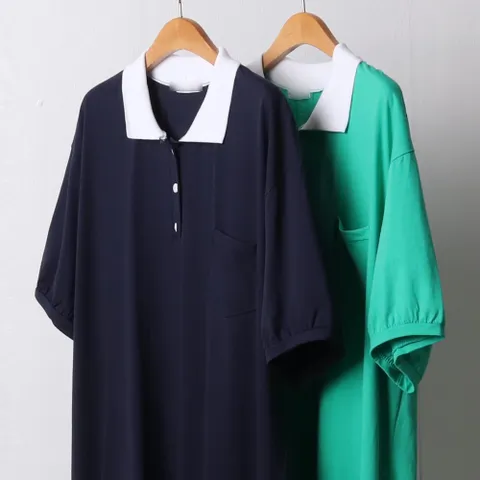 빅사이즈 옷 요꼬카라코튼롱원피스 21SD865 여성의류