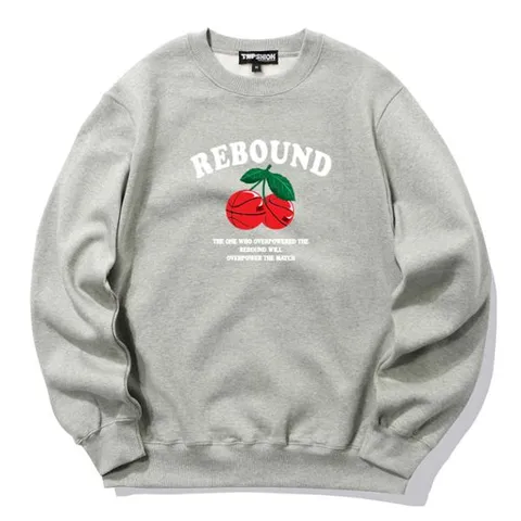 [하프클럽/트립션]TOMATO BALL 크루넥 - 그레이