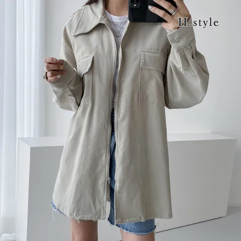 H스타일OT골덴셔츠자켓/봄신상/자켓/JK/점퍼/코트/사파리/야상/가디건/아우터/간절기