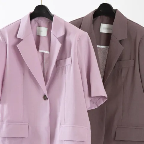 슬림썸머패드싱글자켓 21SE473 빅사이즈 여성