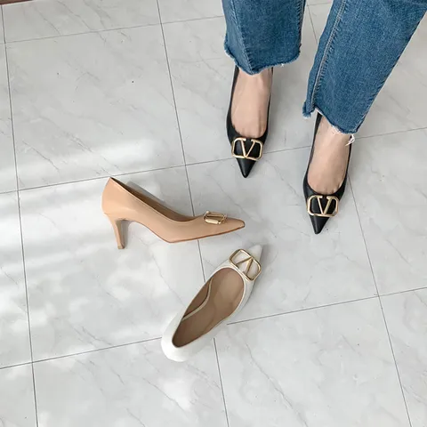 [마리엔코코][국내산]여성구두 펌프스 힐 슈즈_G13862_KK