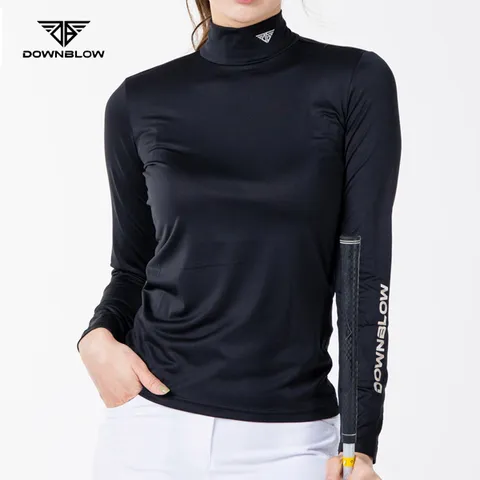[하프클럽/기타]다운블로우 여성 스판 냉감 골프 이너 티셔츠 B-3001W