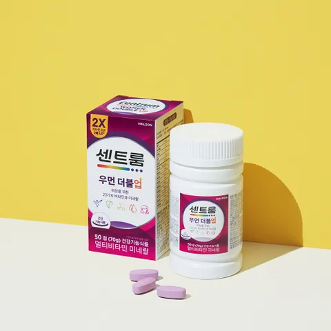 우먼 더블업 멀티비타민 미네랄 50정