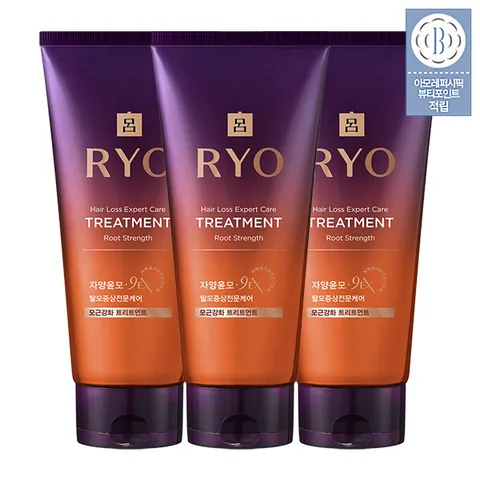 자양윤모 9EX 탈모증상전문케어 트리트먼트 모근강화 330ml 3입