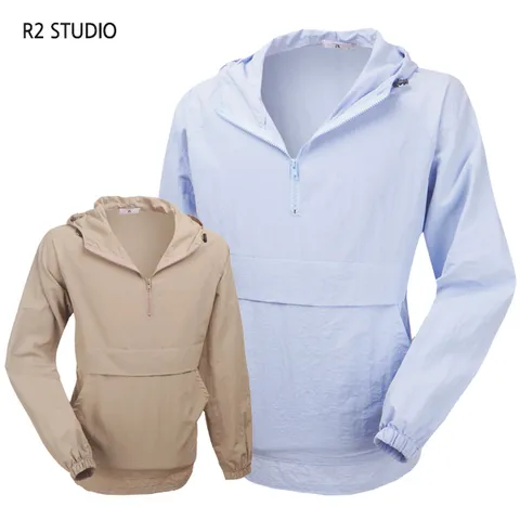 [하프클럽/제로아웃도어]남녀공용 매직 윈드 후드 아노락 바람막이 Model No_E2-2M012