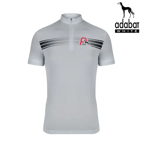아다바트화이트 남성 골프반팔티 A8M-MTS168 그레이 카라티