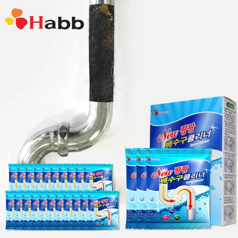 NEW 팡팡 배수구 클리너 8BOX 24포