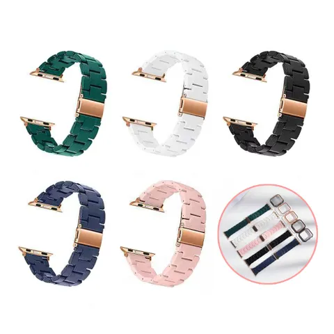 애플워치 6 5 4 3 SE 골드포인 아크릴 스트랩 밴드 줄