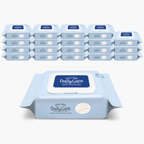[20%] 프리미엄 아기물티슈 캡형 80매 20팩