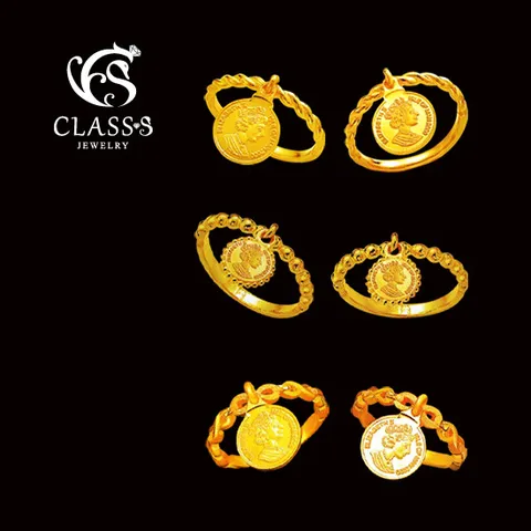 순금24K 엘리자베스4 코인 반지_3.75g