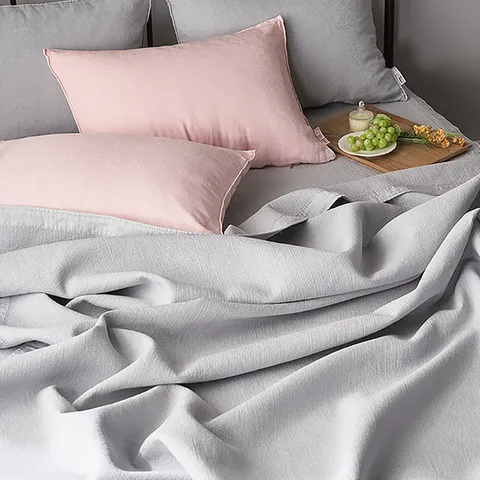 [레브라이프] 풍기인견 워싱 피그먼트 줄누비 이불 겸 패드 6COLO