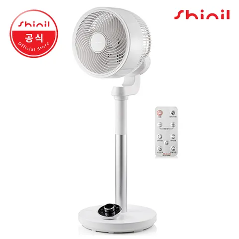 [당일출고] SHINIL BLDC 써큘레이터 2in1 저소음 리모컨 12단계바람 SIF-CO09LY