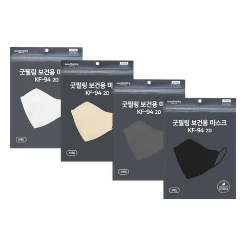 굿필링 보건용 KF94 새부리형 마스크 5매입