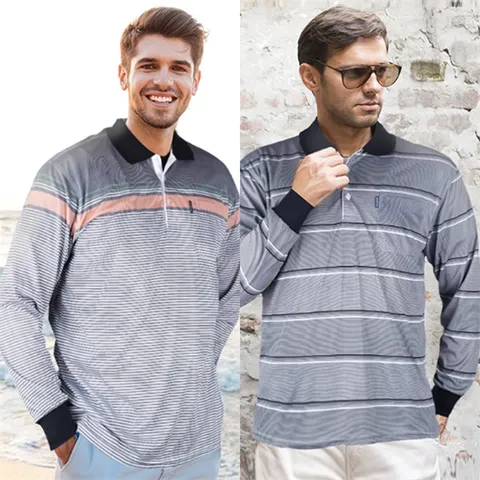 [하프클럽/파크타운]파크타운 쉘먼트 카라티셔츠 남자골프웨어 PK긴팔티