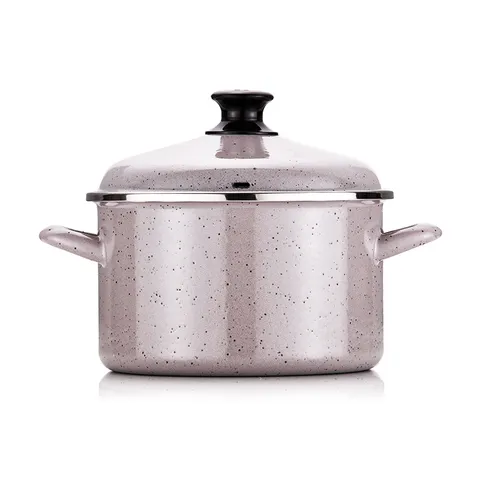 [햄튼] 독일법랑 20cm 깊은양수냄비 블루베리 마카롱 / HEL 87-20 463694